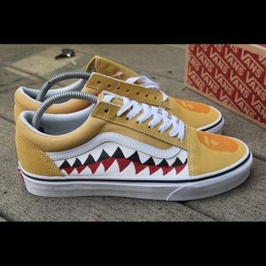 Bape Ochre Yellow Old Skool Vans